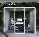 6人用防音オフィスポッド|静音会議ブース|吸音パネル付き個室ワークスペース|可動式プライベートルーム|電話・学習・リモート会議に最適