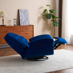 電動1人掛けソファー リクライニングチェア ゲーミングチェア ベルベット 貝殻のデザイン 270度回転式 背もたれ調節105-165度 簡単昇降ボタン 快適なリビング必需品