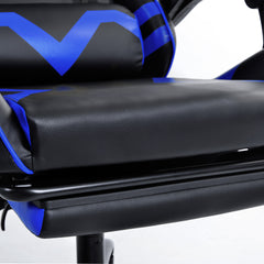 ゲーミングチェア オフィスチェア 収納式オットマン 140°リクライニング パソコンチェア 多機能 ハイバック