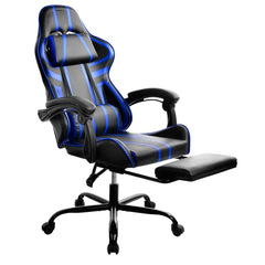 ゲーミングチェア オフィスチェア 収納式オットマン 140°リクライニング パソコンチェア 多機能 ハイバック