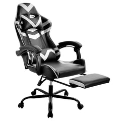 ゲーミングチェア オフィスチェア 収納式オットマン 140°リクライニング パソコンチェア 多機能 ハイバック