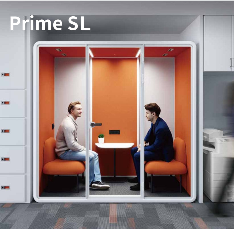 2人用防音オフィスポッド｜SLモデル｜対面型ミーティングブース（省スペース設計）