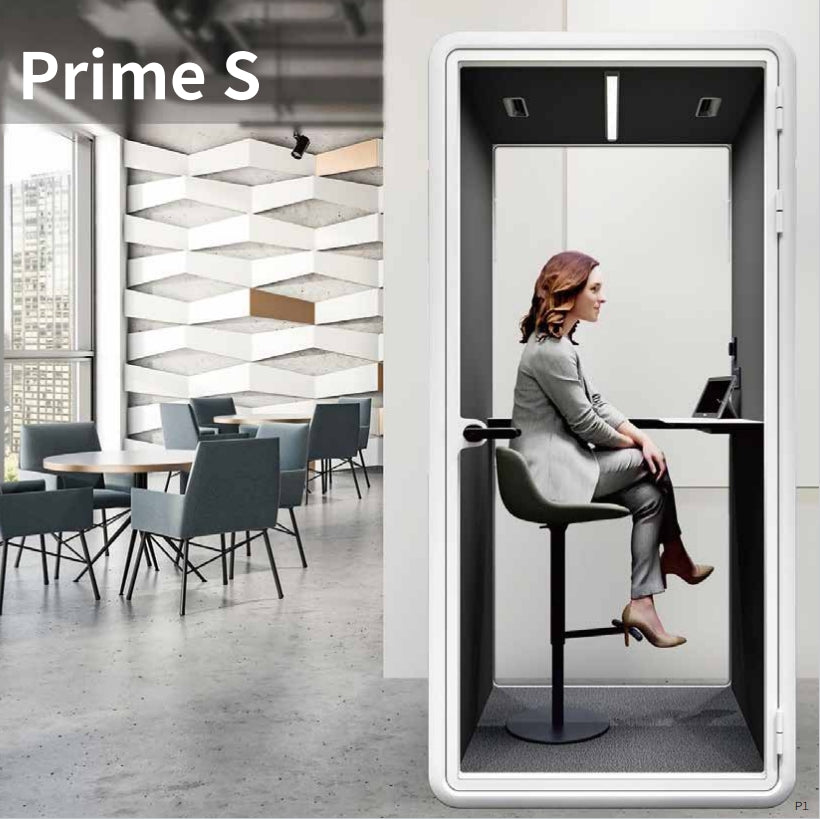 個人用防音オフィスポッド｜静音会議ブース｜デスク・チェア付き可動式ワークルーム