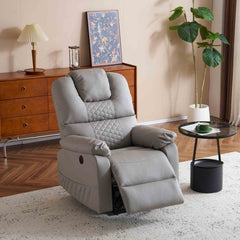 電動リクライニングソファー ソファー 1人掛け USB付き ゲーミングチェア PU 105°-160° リクライニングチェア 背もたれ調節最大160度 USB付き 簡単昇降ボタン操作 立ち上がり 老人チェア 快適なリビング必需品